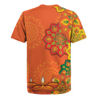 Happy Diwali India Rugby Jersey With Rangoli Patterns - Wonder Print Shop