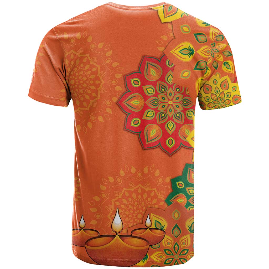 Happy Diwali India T Shirt With Rangoli Patterns - Wonder Print Shop