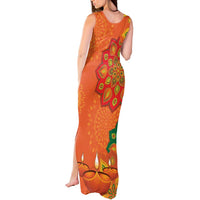 Happy Diwali India Tank Maxi Dress With Rangoli Patterns - Wonder Print Shop