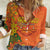 Happy Diwali India Women Casual Shirt With Rangoli Patterns - Wonder Print Shop