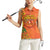 Happy Diwali India Women Sleeveless Polo Shirt With Rangoli Patterns - Wonder Print Shop