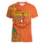 Happy Diwali India Women V-Neck T-Shirt With Rangoli Patterns - Wonder Print Shop