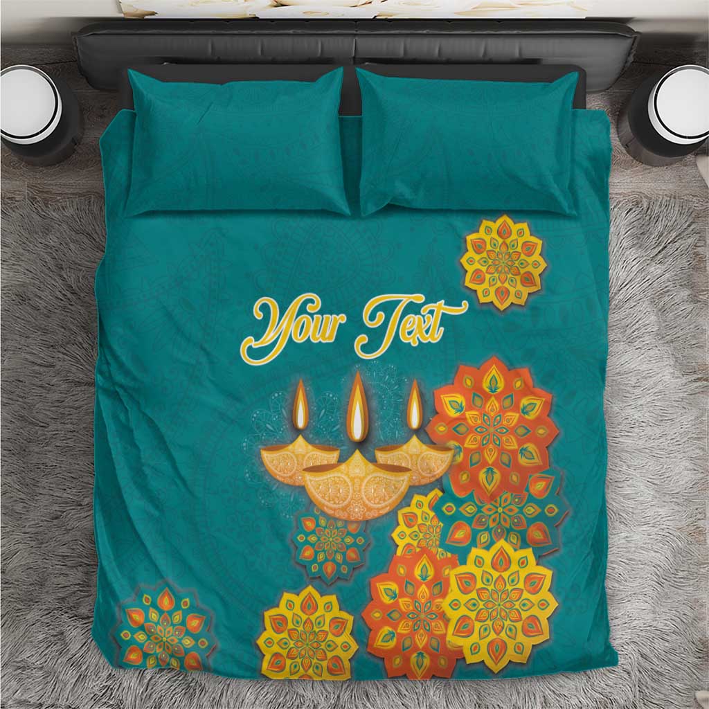 Personalized India Diwali Bedding Set Festival Of Light With Diya - Wonder Print Shop