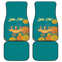 Personalized India Diwali Car Mats Festival Of Light With Diya - Wonder Print Shop