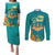 Personalized India Diwali Couples Matching Puletasi and Long Sleeve Button Shirt Festival Of Light With Diya - Wonder Print Shop