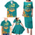 Personalized India Diwali Family Matching Puletasi and Hawaiian Shirt Festival Of Light With Diya - Wonder Print Shop