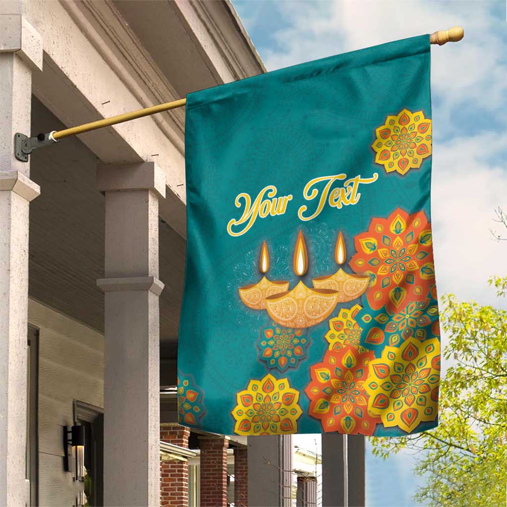 Personalized India Diwali Garden Flag Festival Of Light With Diya - Wonder Print Shop
