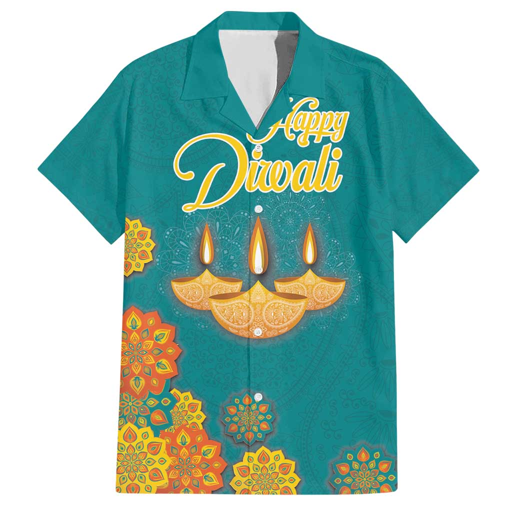 Personalized India Diwali Hawaiian Shirt Festival Of Light With Diya - Wonder Print Shop