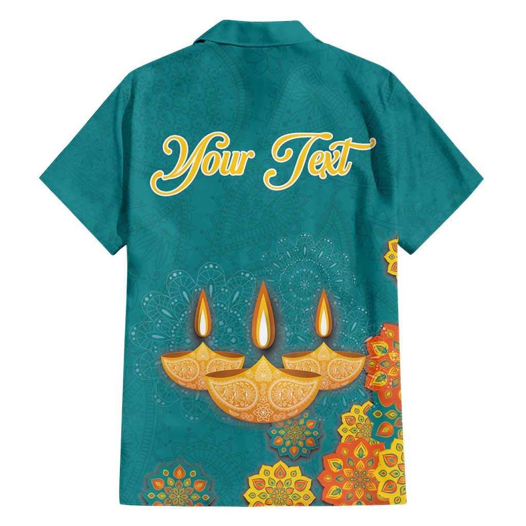Personalized India Diwali Hawaiian Shirt Festival Of Light With Diya - Wonder Print Shop