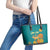 Personalized India Diwali Leather Tote Bag Festival Of Light With Diya - Wonder Print Shop