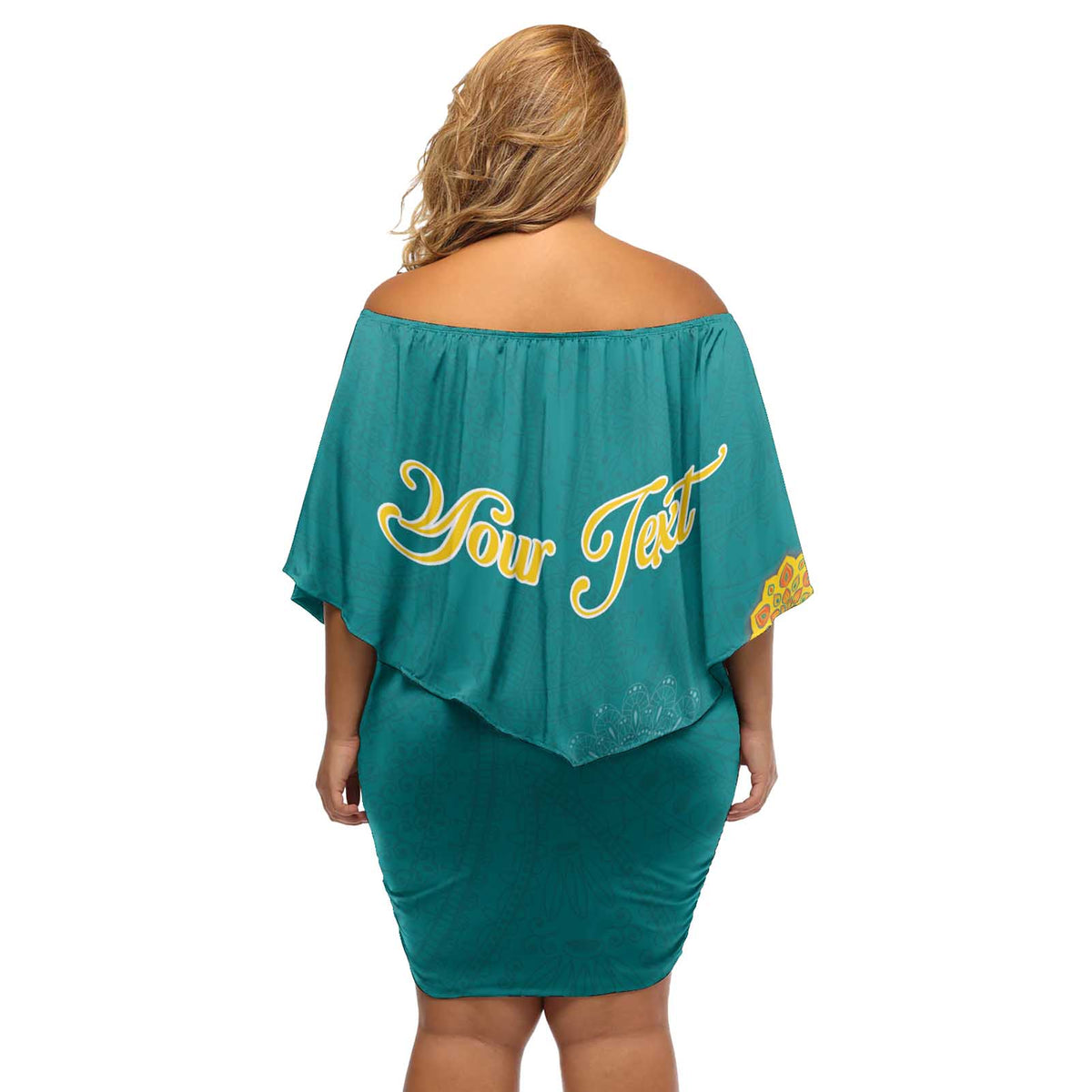 Personalized India Diwali Off Shoulder Short Dress Festival Of Light With Diya - Wonder Print Shop