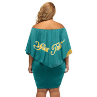 Personalized India Diwali Off Shoulder Short Dress Festival Of Light With Diya - Wonder Print Shop