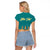 Personalized India Diwali Raglan Cropped T Shirt Festival Of Light With Diya - Wonder Print Shop