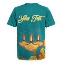 Personalized India Diwali Rugby Jersey Festival Of Light With Diya - Wonder Print Shop