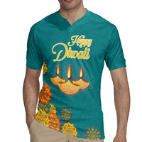 Personalized India Diwali Rugby Jersey Festival Of Light With Diya - Wonder Print Shop
