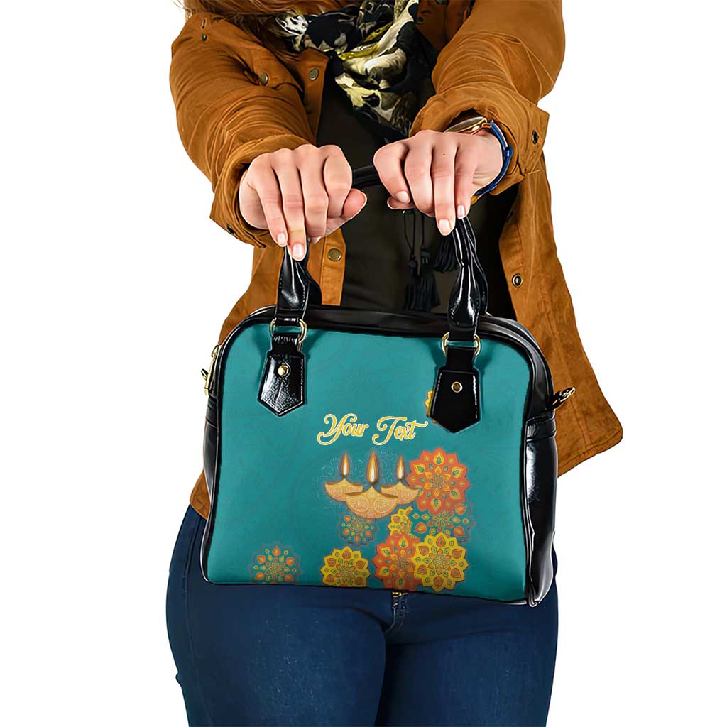 Personalized India Diwali Shoulder Handbag Festival Of Light With Diya