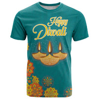 Personalized India Diwali T Shirt Festival Of Light With Diya - Wonder Print Shop