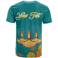 Personalized India Diwali T Shirt Festival Of Light With Diya - Wonder Print Shop