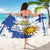 Custom Uruguay Independence Day Sarong Sol de Mayo With Grunge Urban - Wonder Print Shop