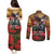 US Veterans Day American Army Couples Matching Puletasi and Long Sleeve Button Shirt With Poppy Flowers - Wonder Print Shop