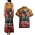 US Veterans Day American Army Couples Matching Tank Maxi Dress and Hawaiian Shirt With Poppy Flowers - Wonder Print Shop