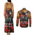 US Veterans Day American Army Couples Matching Tank Maxi Dress and Long Sleeve Button Shirt With Poppy Flowers - Wonder Print Shop