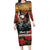 US Veterans Day American Army Family Matching Long Sleeve Bodycon Dress and Hawaiian Shirt With Poppy Flowers - Wonder Print Shop