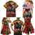 US Veterans Day American Army Family Matching Mermaid Dress and Hawaiian Shirt With Poppy Flowers - Wonder Print Shop