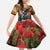 US Veterans Day American Army Family Matching Summer Maxi Dress and Hawaiian Shirt With Poppy Flowers - Wonder Print Shop