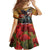 US Veterans Day American Army Family Matching Summer Maxi Dress and Hawaiian Shirt With Poppy Flowers - Wonder Print Shop