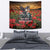US Veterans Day American Army Tapestry With Poppy Flowers - Wonder Print Shop