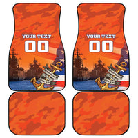 Custom US Navy Veteran Car Mats With Camouflage Pattern - Wonder Print Shop