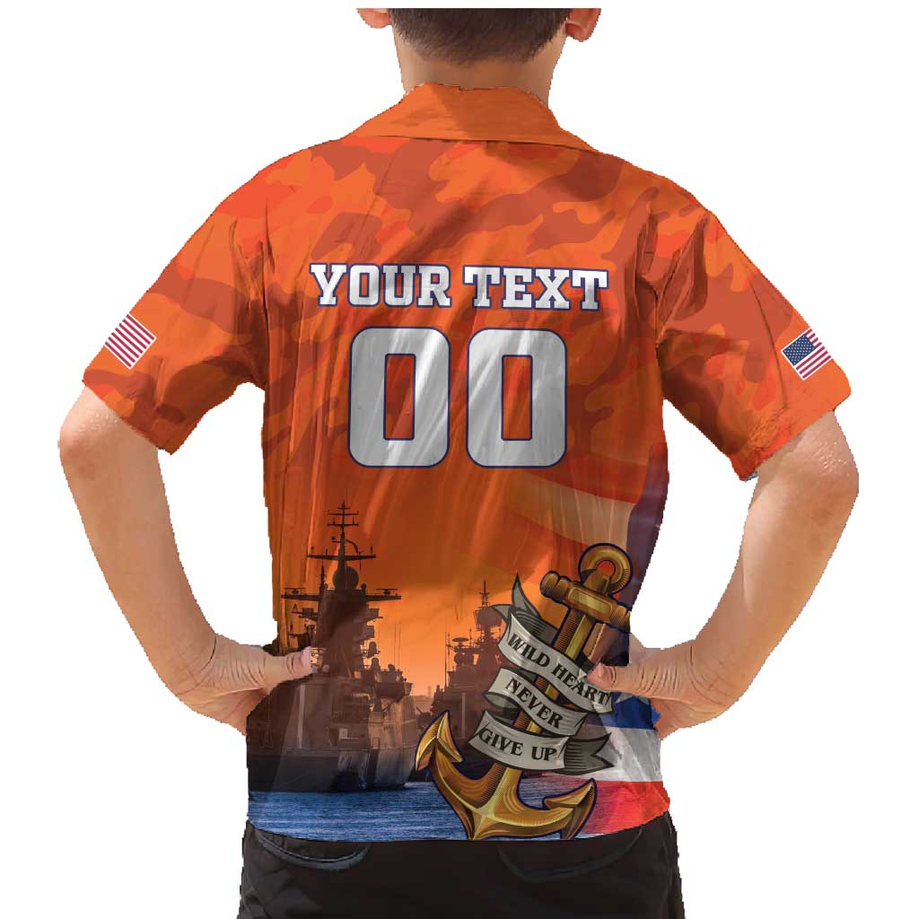 Custom US Navy Veteran Family Matching Mermaid Dress and Hawaiian Shirt With Camouflage Pattern - Wonder Print Shop