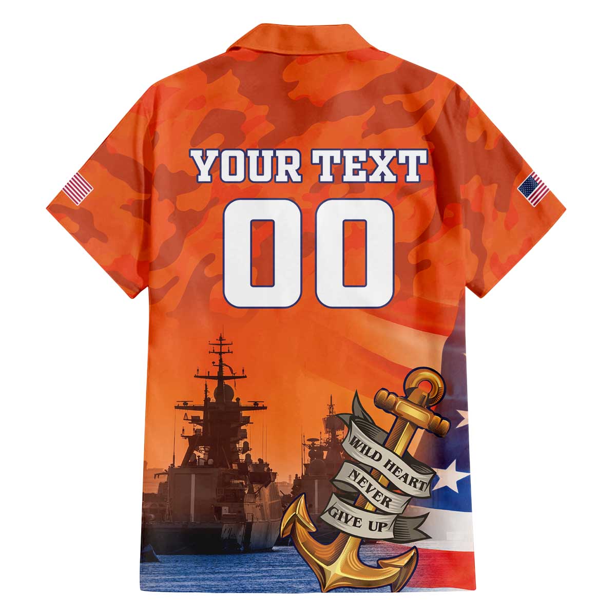 Custom US Navy Veteran Family Matching Off Shoulder Short Dress and Hawaiian Shirt With Camouflage Pattern - Wonder Print Shop