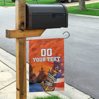 Custom US Navy Veteran Garden Flag With Camouflage Pattern - Wonder Print Shop