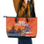 Custom US Navy Veteran Leather Tote Bag With Camouflage Pattern - Wonder Print Shop