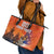 Custom US Navy Veteran Leather Tote Bag With Camouflage Pattern - Wonder Print Shop