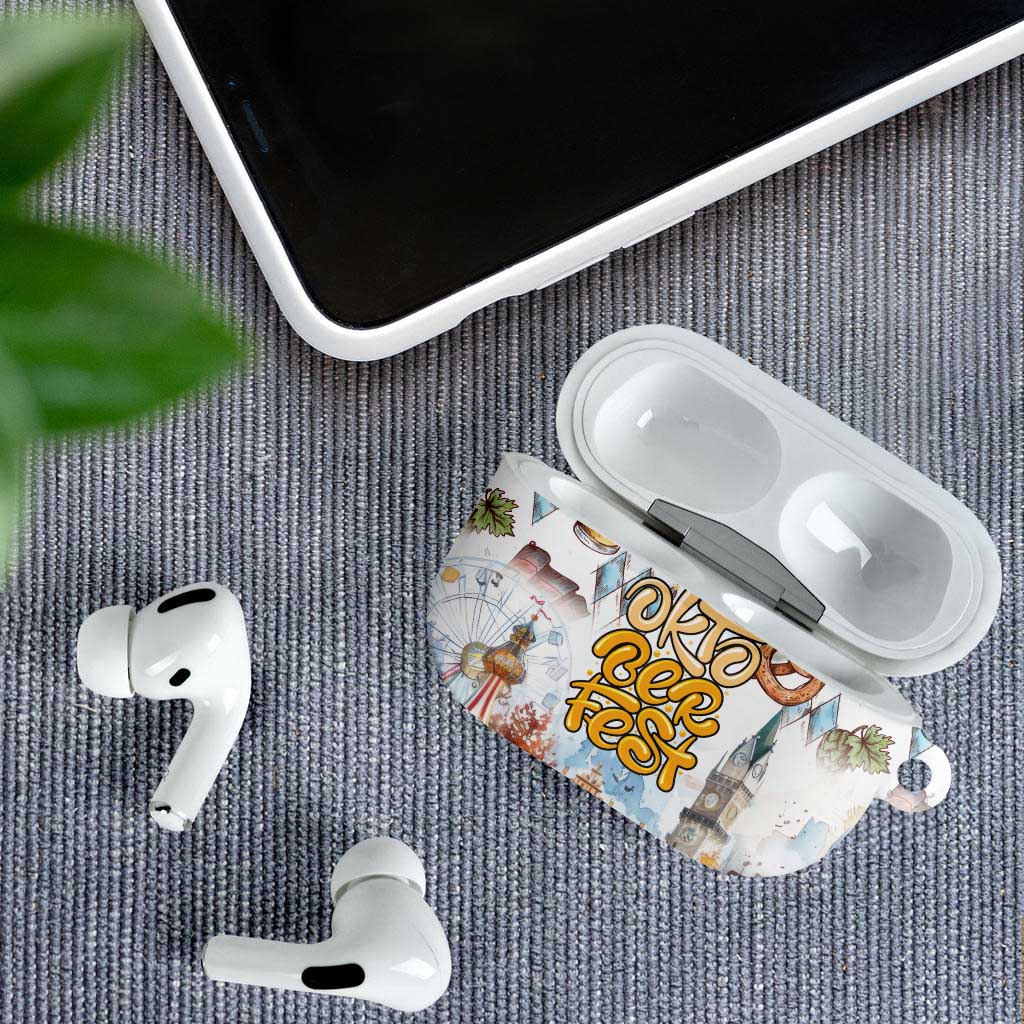 German Oktoberfest Beer AirPods Case Heritage Beer Riesenrad Joy - Wonder Print Shop