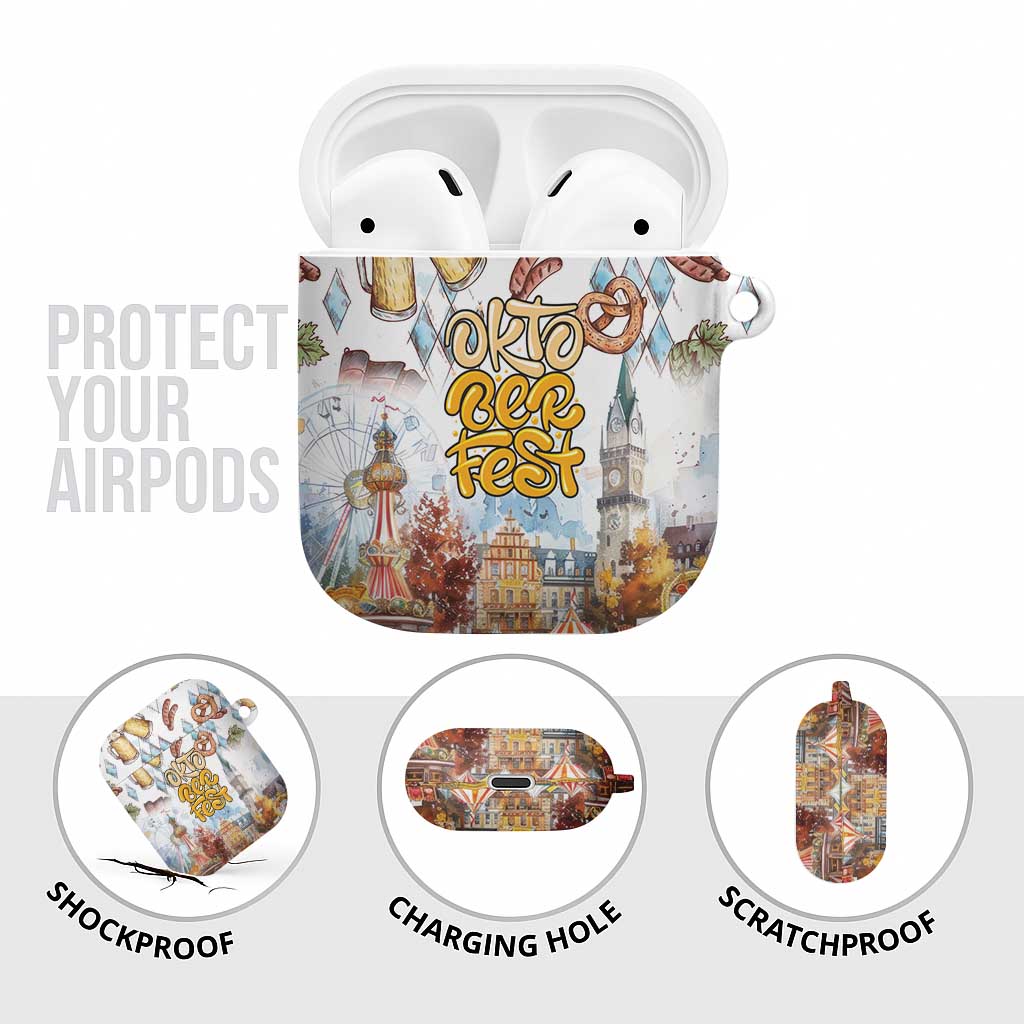 German Oktoberfest Beer AirPods Case Heritage Beer Riesenrad Joy - Wonder Print Shop