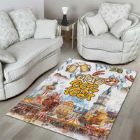 German Oktoberfest Beer Area Rug Heritage Beer Riesenrad Joy - Wonder Print Shop