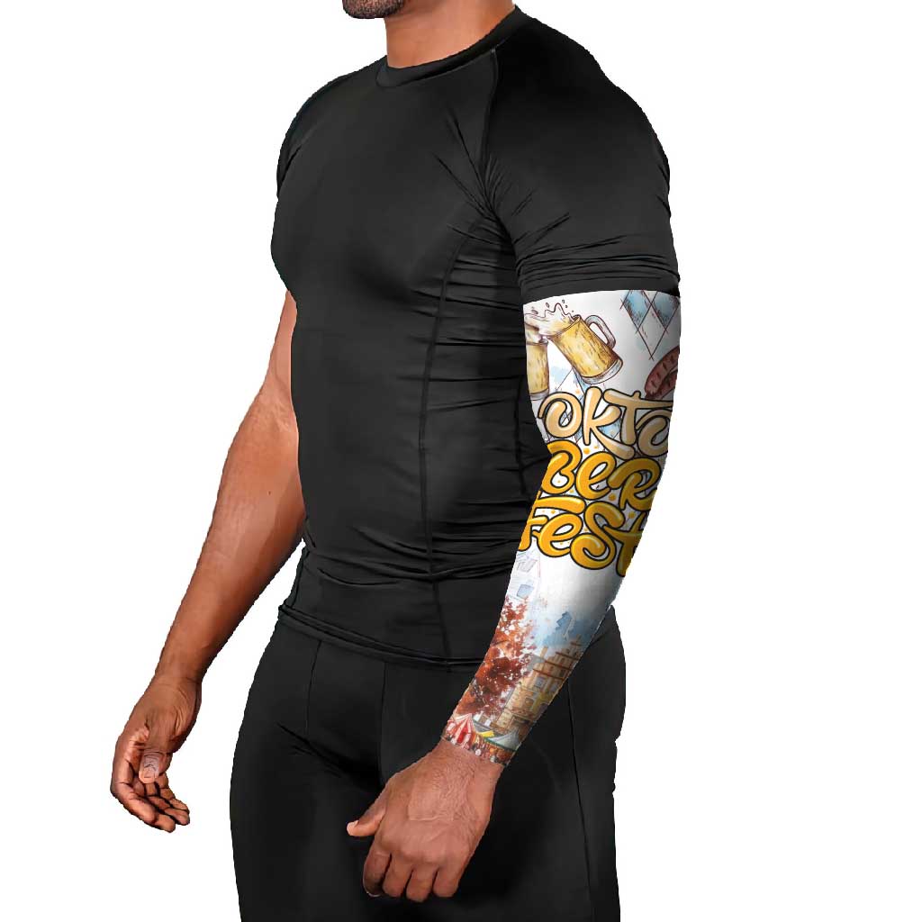 German Oktoberfest Beer Arm Sleeves Heritage Beer Riesenrad Joy - Wonder Print Shop