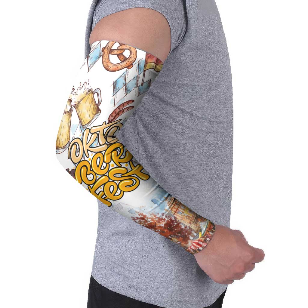 German Oktoberfest Beer Arm Sleeves Heritage Beer Riesenrad Joy - Wonder Print Shop