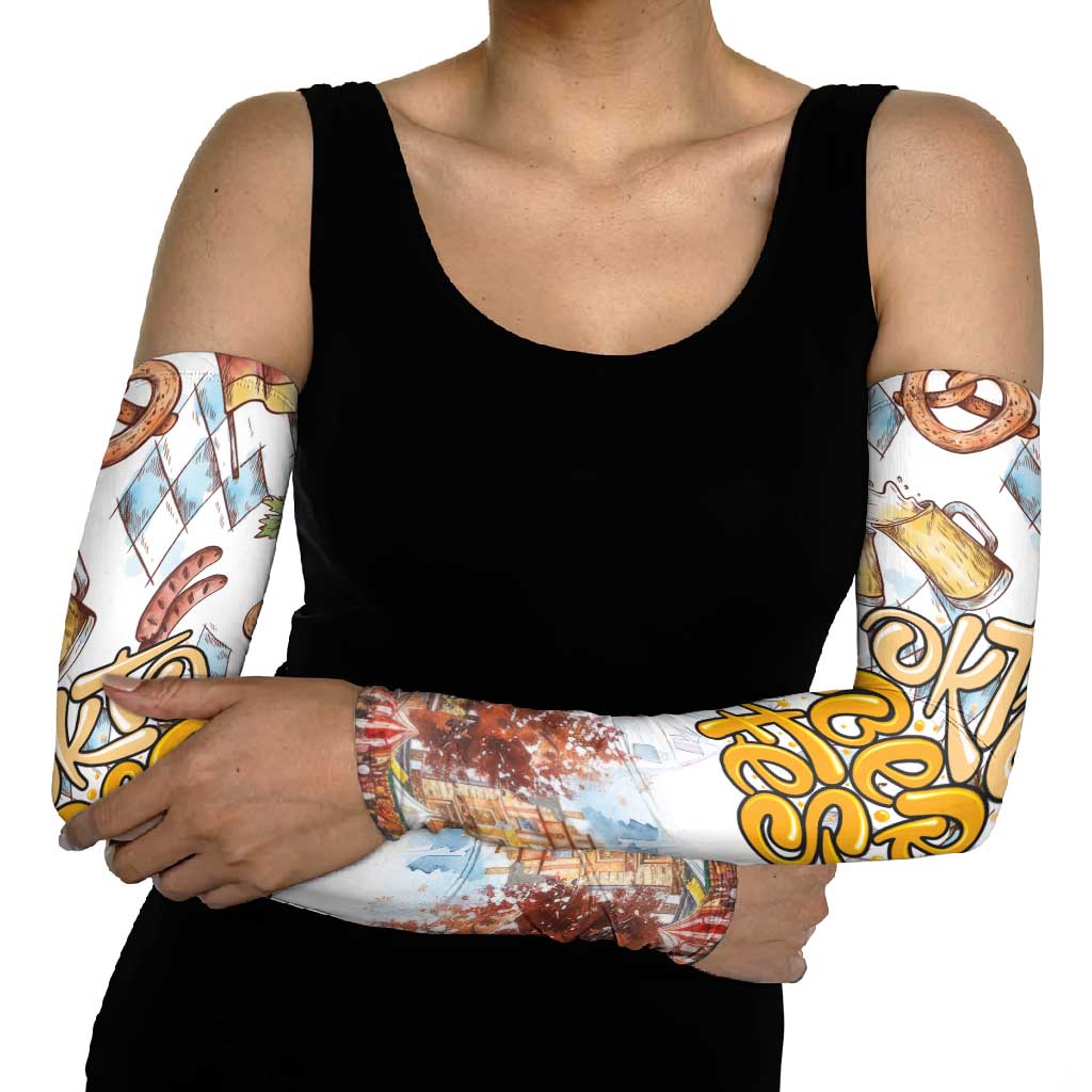 German Oktoberfest Beer Arm Sleeves Heritage Beer Riesenrad Joy - Wonder Print Shop