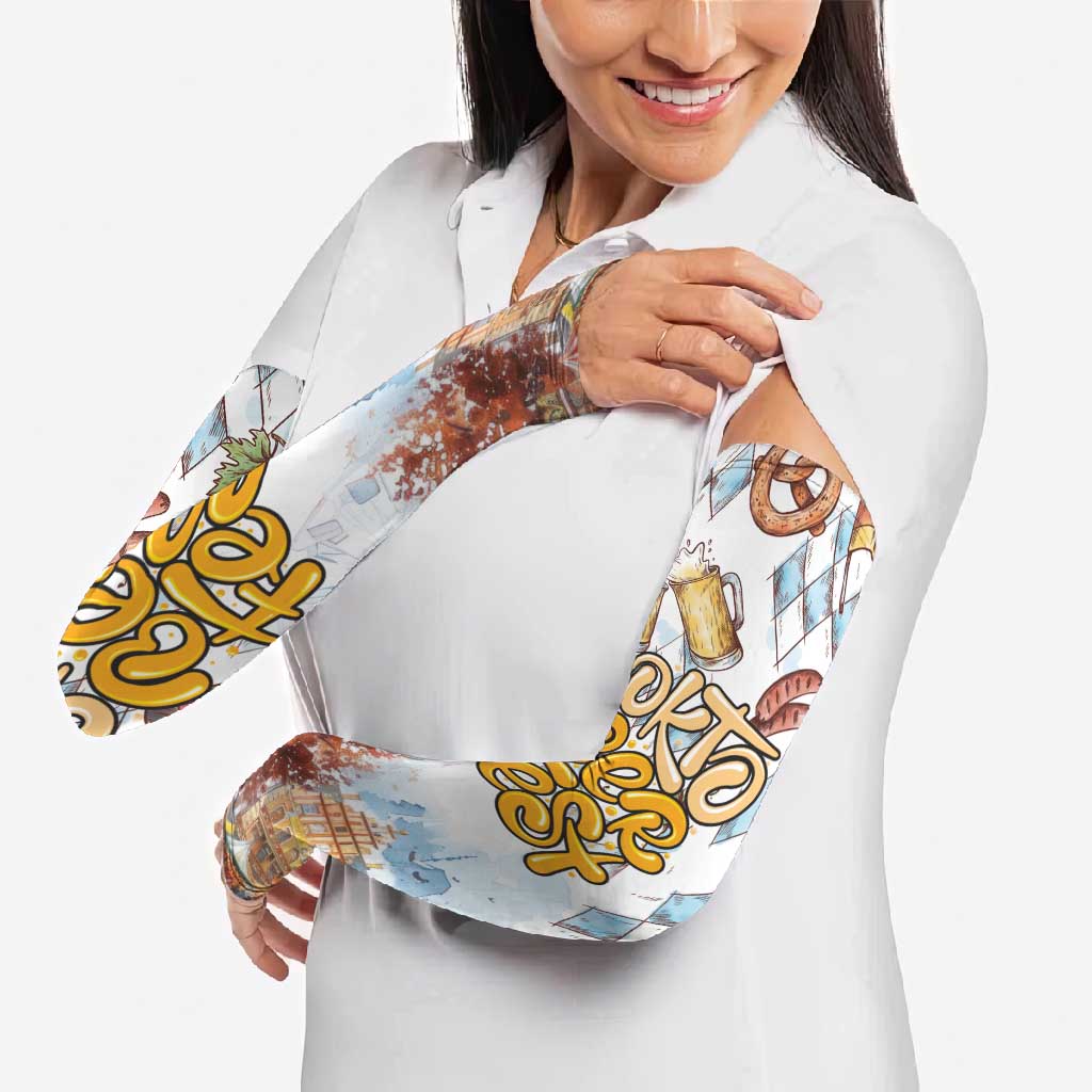 German Oktoberfest Beer Arm Sleeves Heritage Beer Riesenrad Joy - Wonder Print Shop