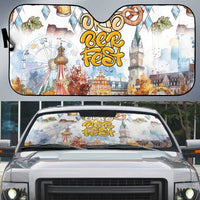 German Oktoberfest Beer Auto Sun Shade Heritage Beer Riesenrad Joy - Wonder Print Shop
