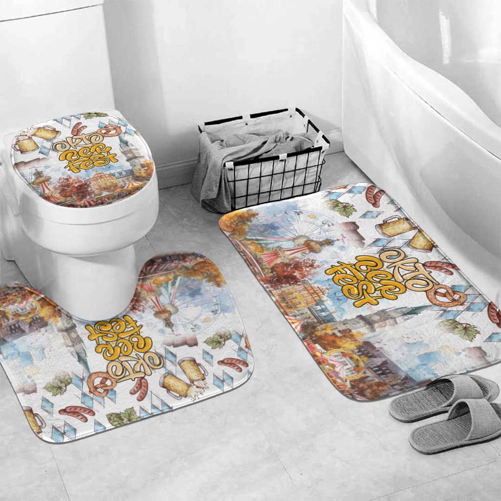 German Oktoberfest Beer Bathroom Set Heritage Beer Riesenrad Joy - Wonder Print Shop