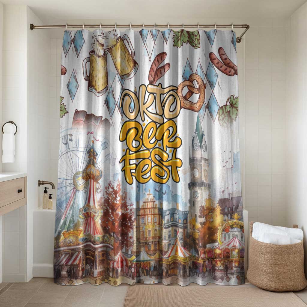 German Oktoberfest Beer Bathroom Set Heritage Beer Riesenrad Joy - Wonder Print Shop