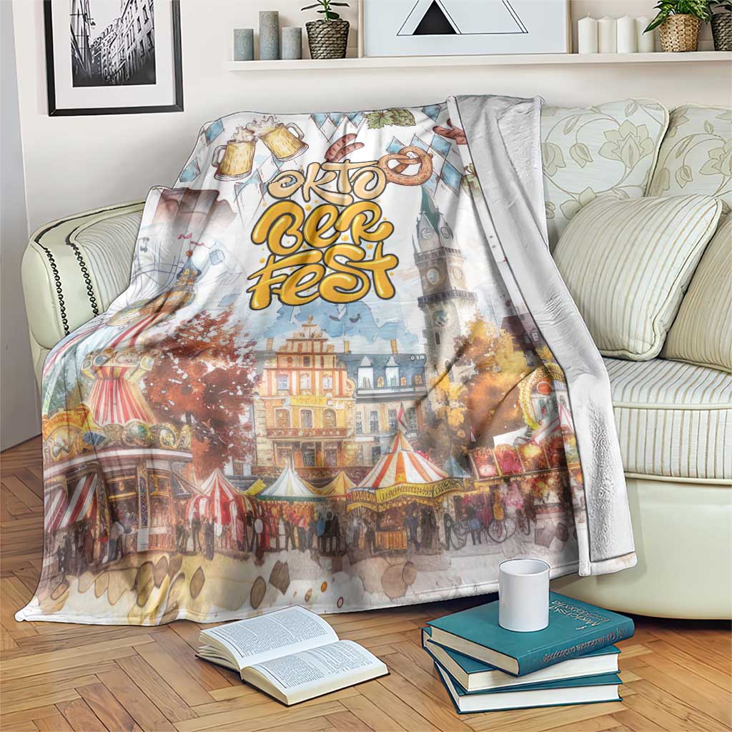 German Oktoberfest Beer Blanket Heritage Beer Riesenrad Joy - Wonder Print Shop