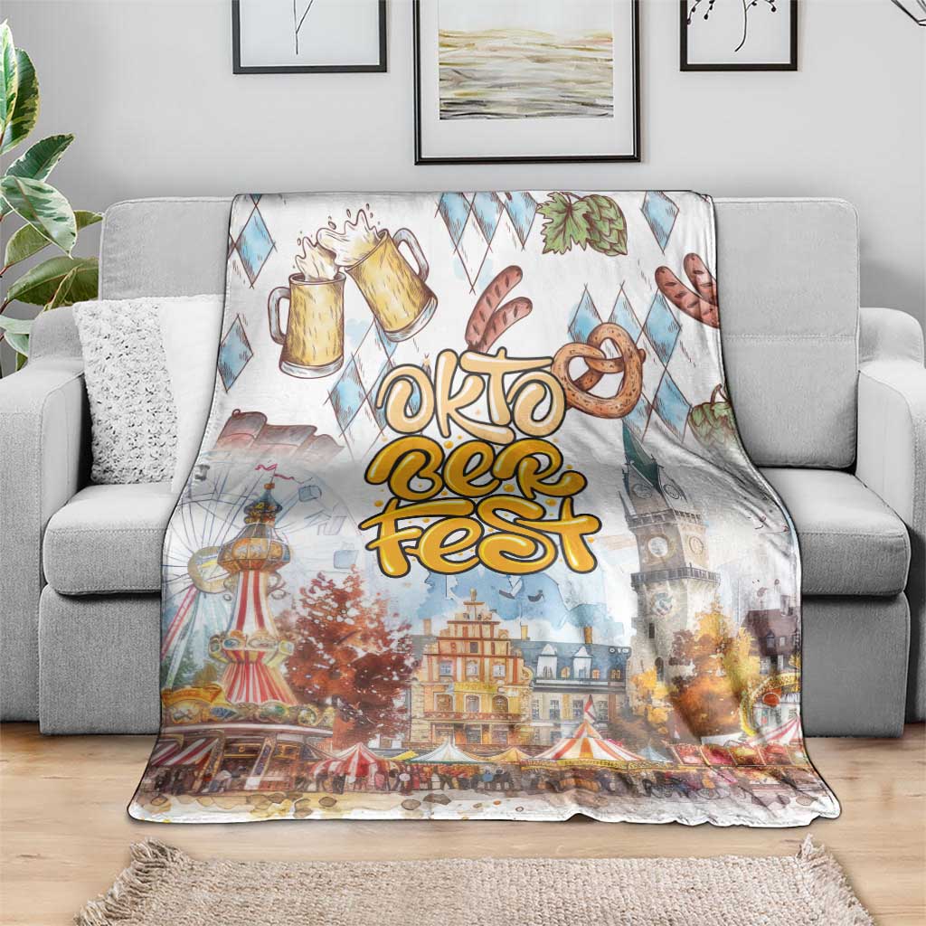 German Oktoberfest Beer Blanket Heritage Beer Riesenrad Joy - Wonder Print Shop