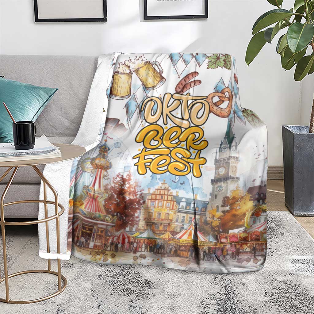 German Oktoberfest Beer Blanket Heritage Beer Riesenrad Joy - Wonder Print Shop
